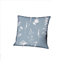 Floral Blue & white Cushion (L)45cm x (W)45cm