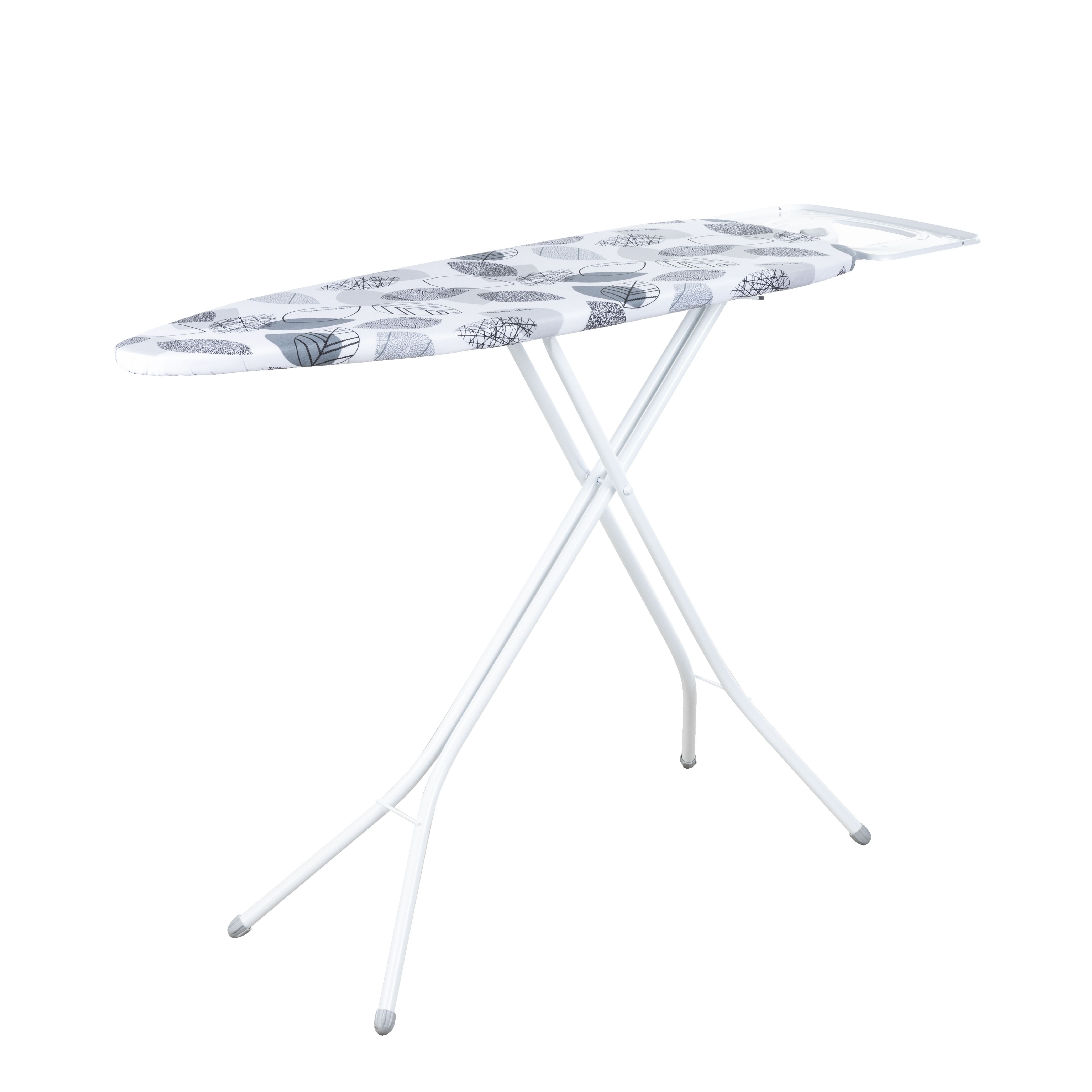 Floral Grey & white Ironing board (L)114cm (W)38cm