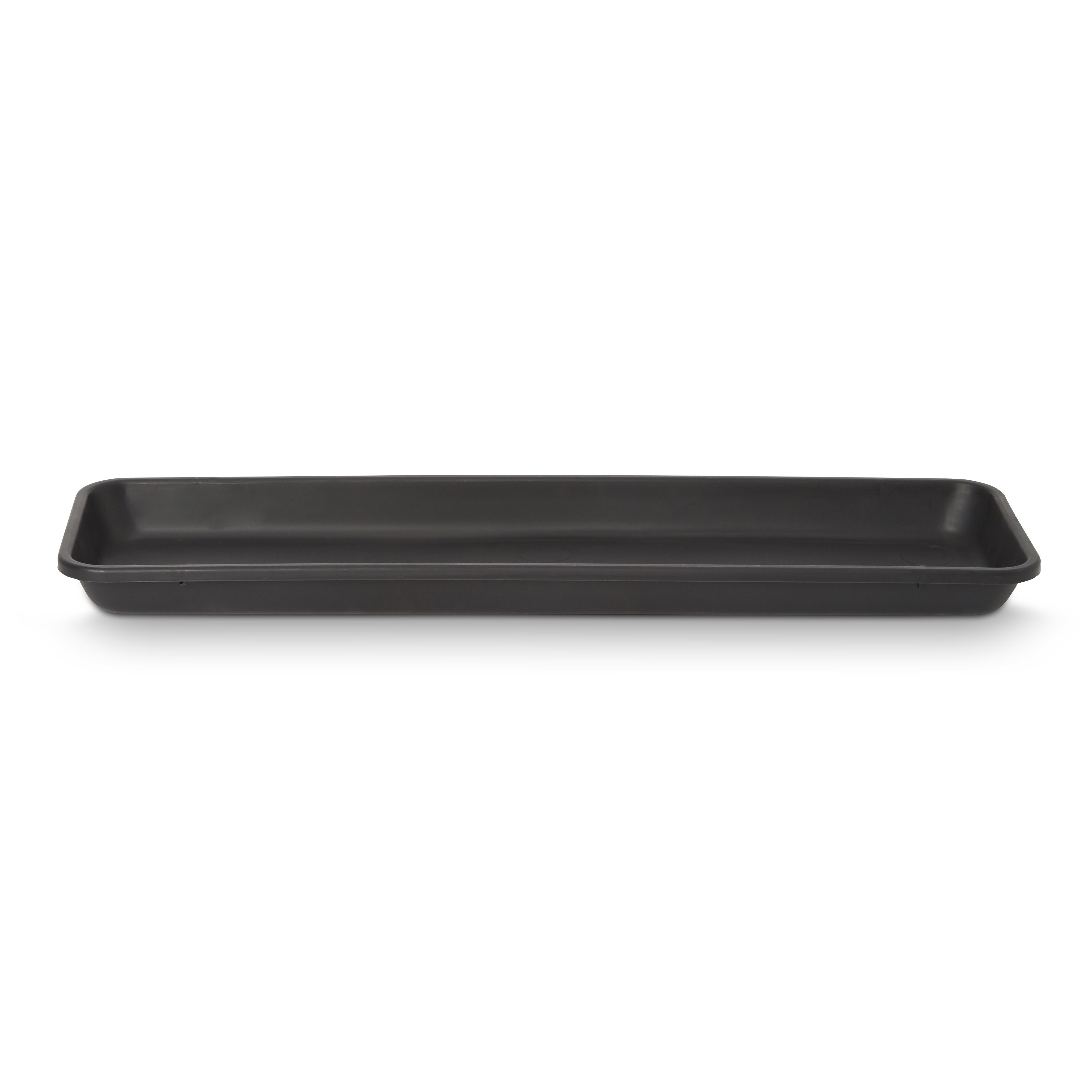 Florus Black 60cm bell trough Saucer