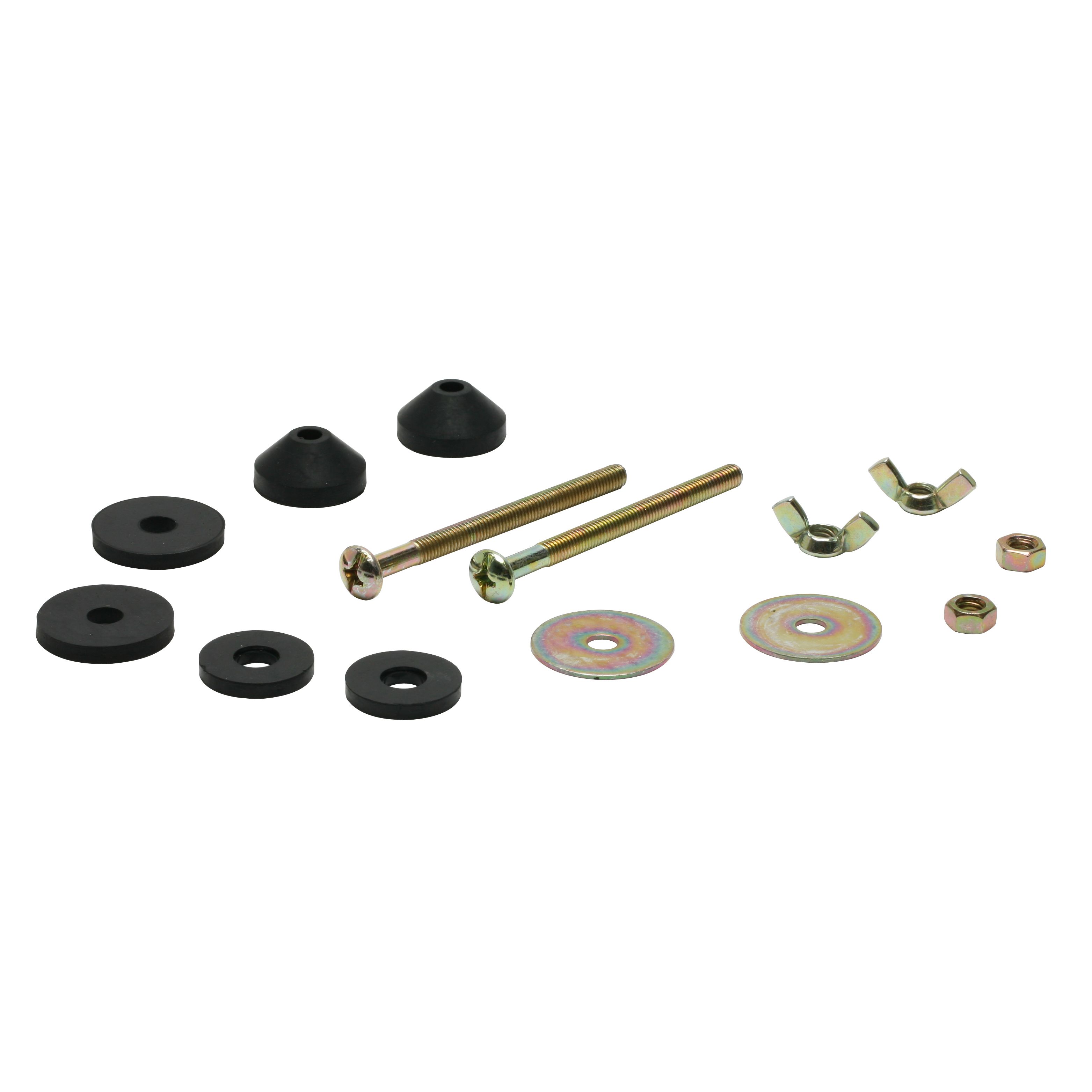 Fluidmaster Black & Brass 14 piece Close-coupling kit