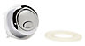 Fluidmaster Silver Plastic & rubber Replacement flush seal & dual flush button