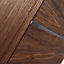 Flush Walnut veneer Internal Door, (H)1981mm (W)686mm (T)35mm