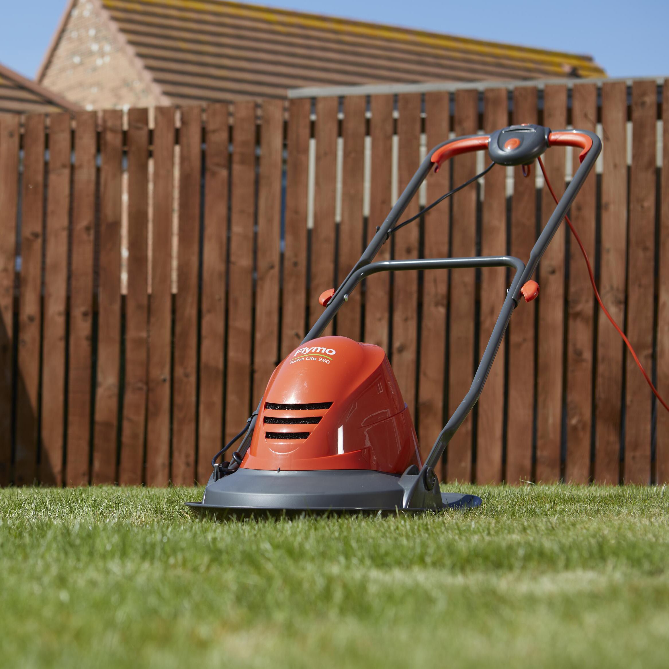 Flymo 1400W 26cm Corded Hover Lawnmower - Turbo Lite 260