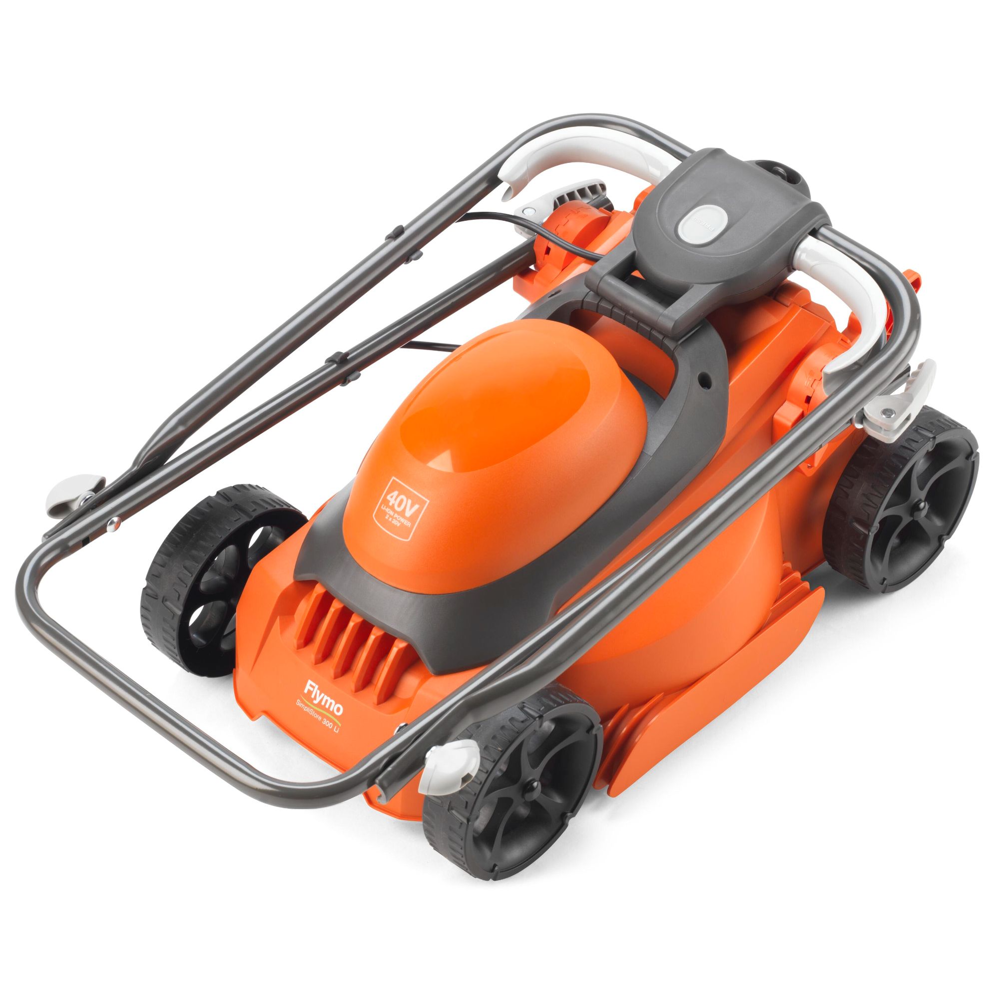 Flymo Battery Rotary Lawnmower 40V Cordless 30cm Push Lawnmower ...