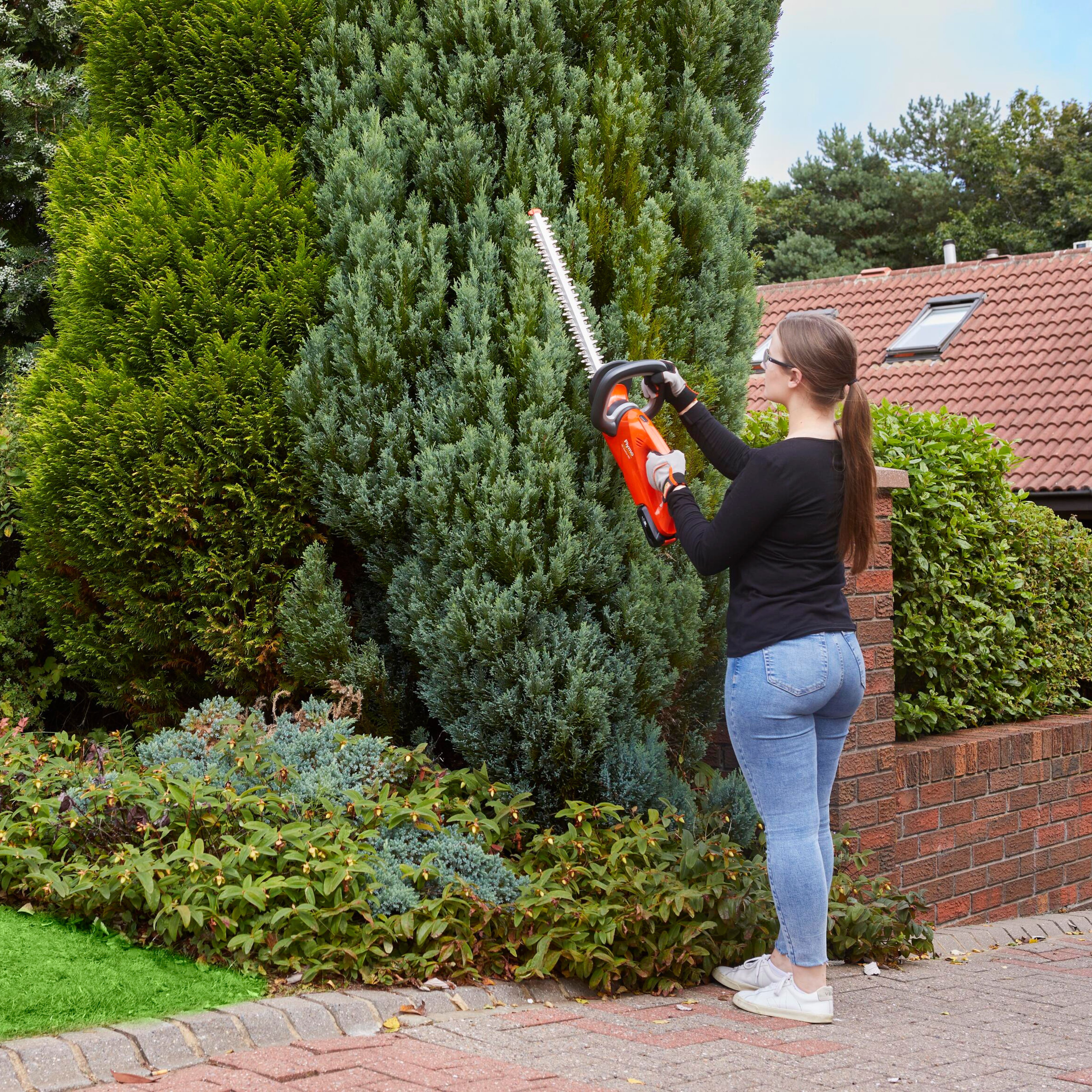 Cordless hedge cutters online b&q