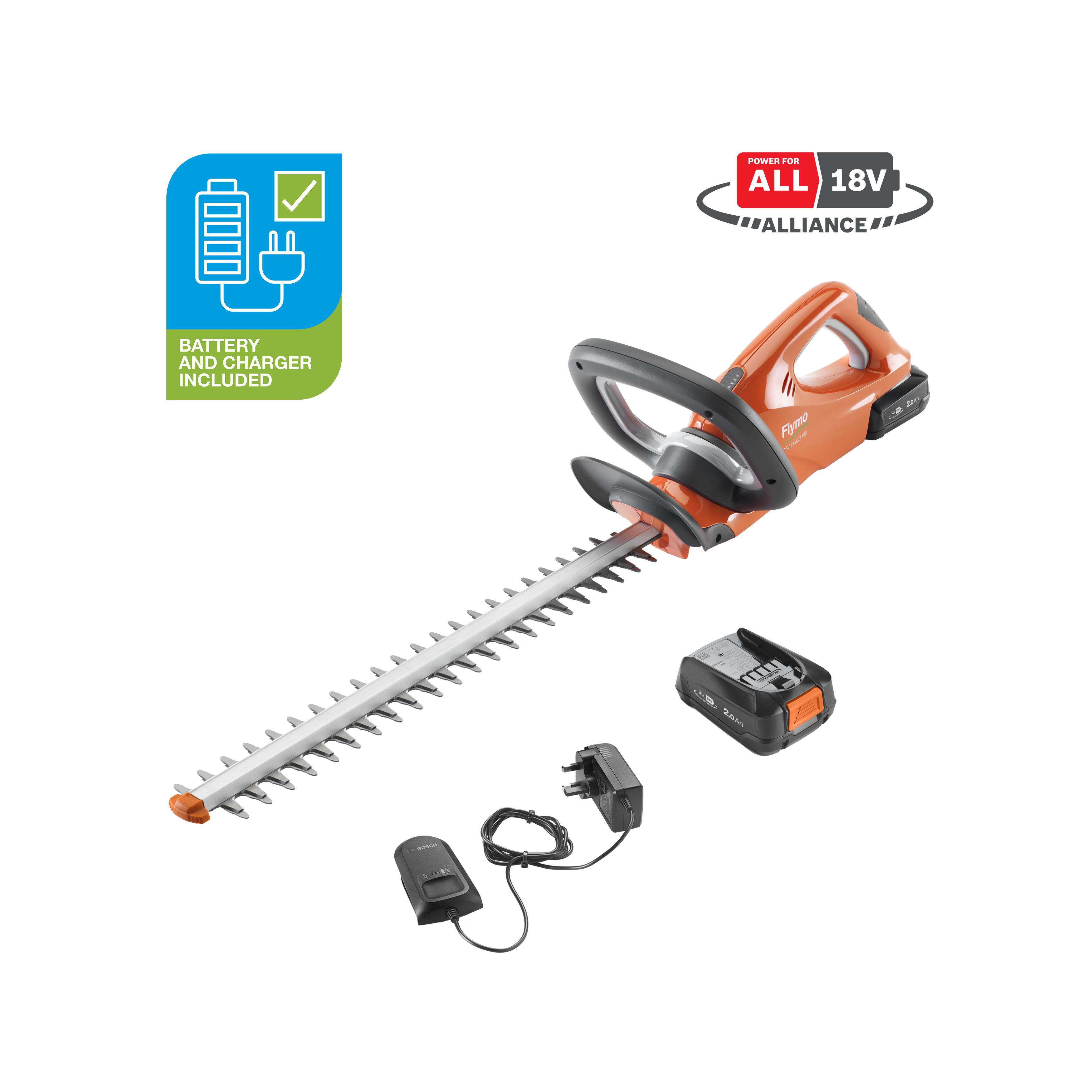 Flymo EasiCut 450 18V Cordless Hedge trimmer (1 x 2Ah)