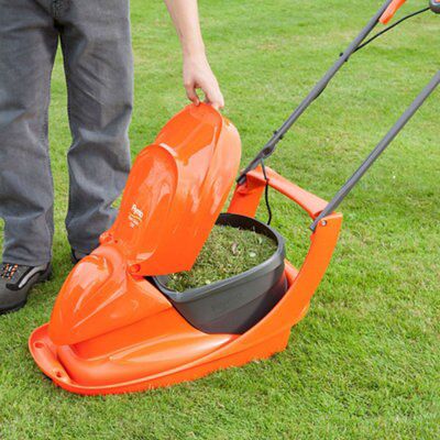 Flymo Hover Vac 280 Corded Hover Lawnmower DIY at B Q