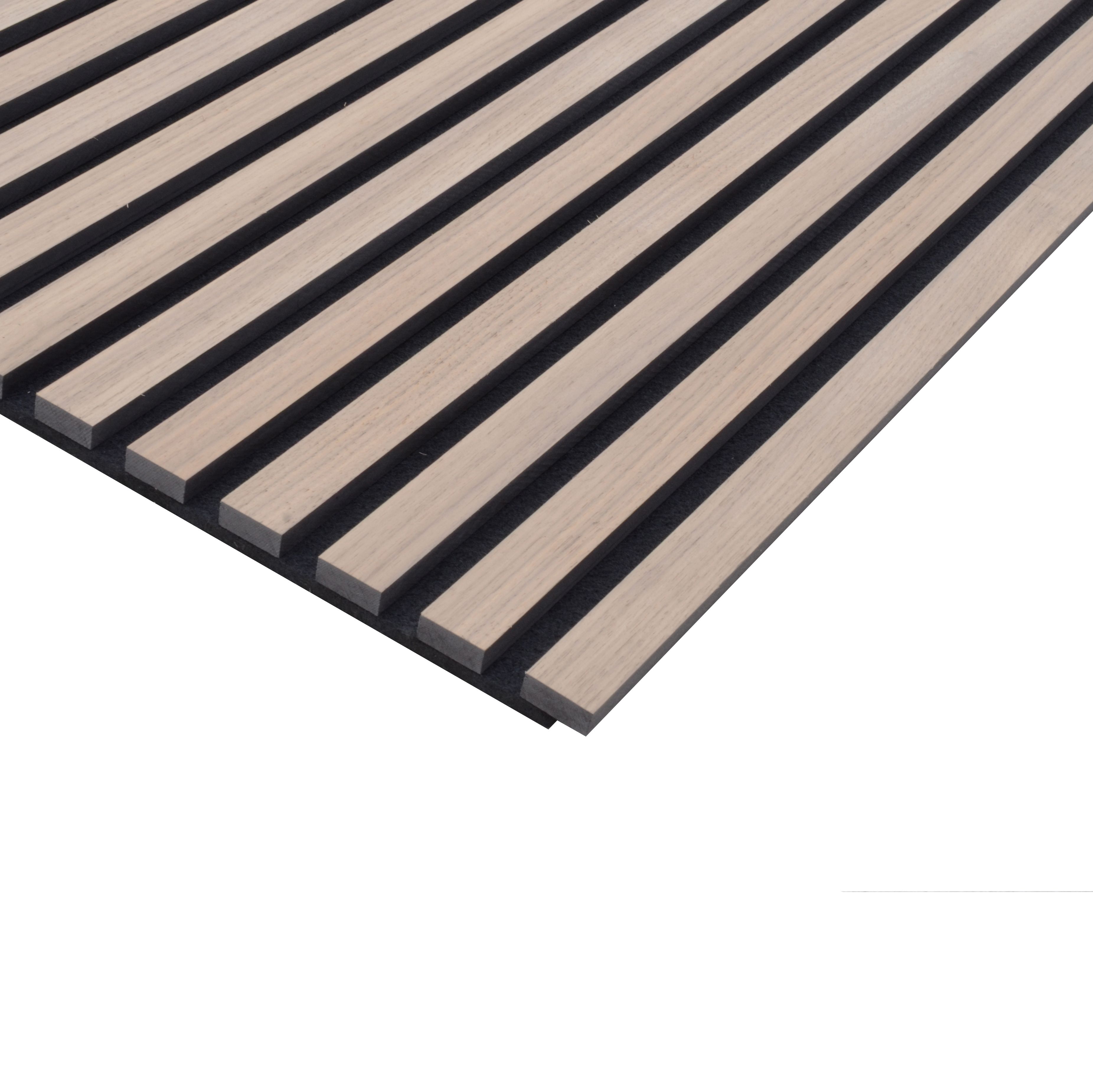 FN Acustico Neutral Walnut veneer Acoustic panel (L)2400mm (W)572.5mm
