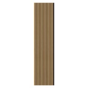 FN Acustico Oak veneer Acoustic panel (L)2400mm (W)572.5mm, 7.2kg