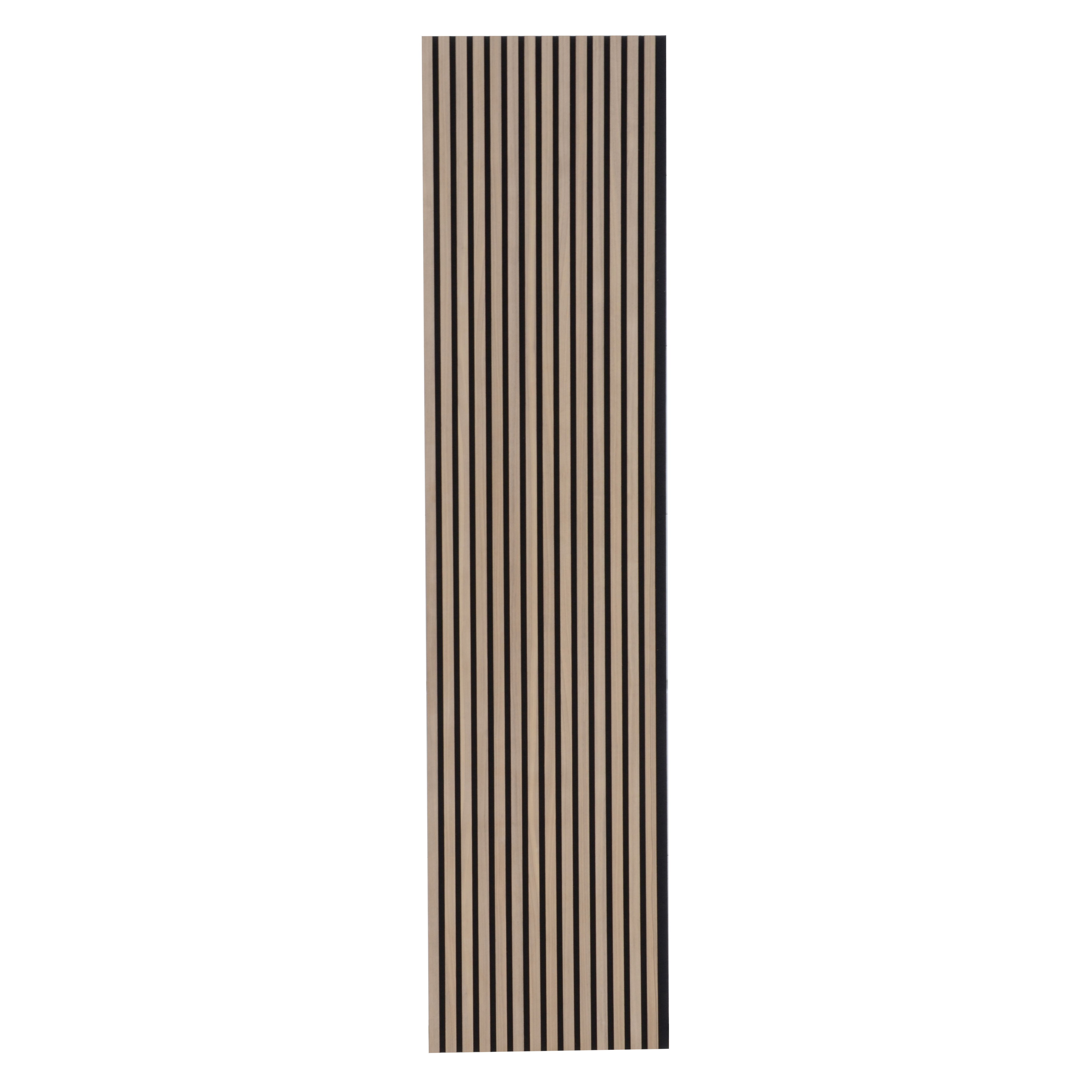 FN Acustico Walnut veneer Acoustic panel (L)2400mm (W)572.5mm, 7.2kg ...