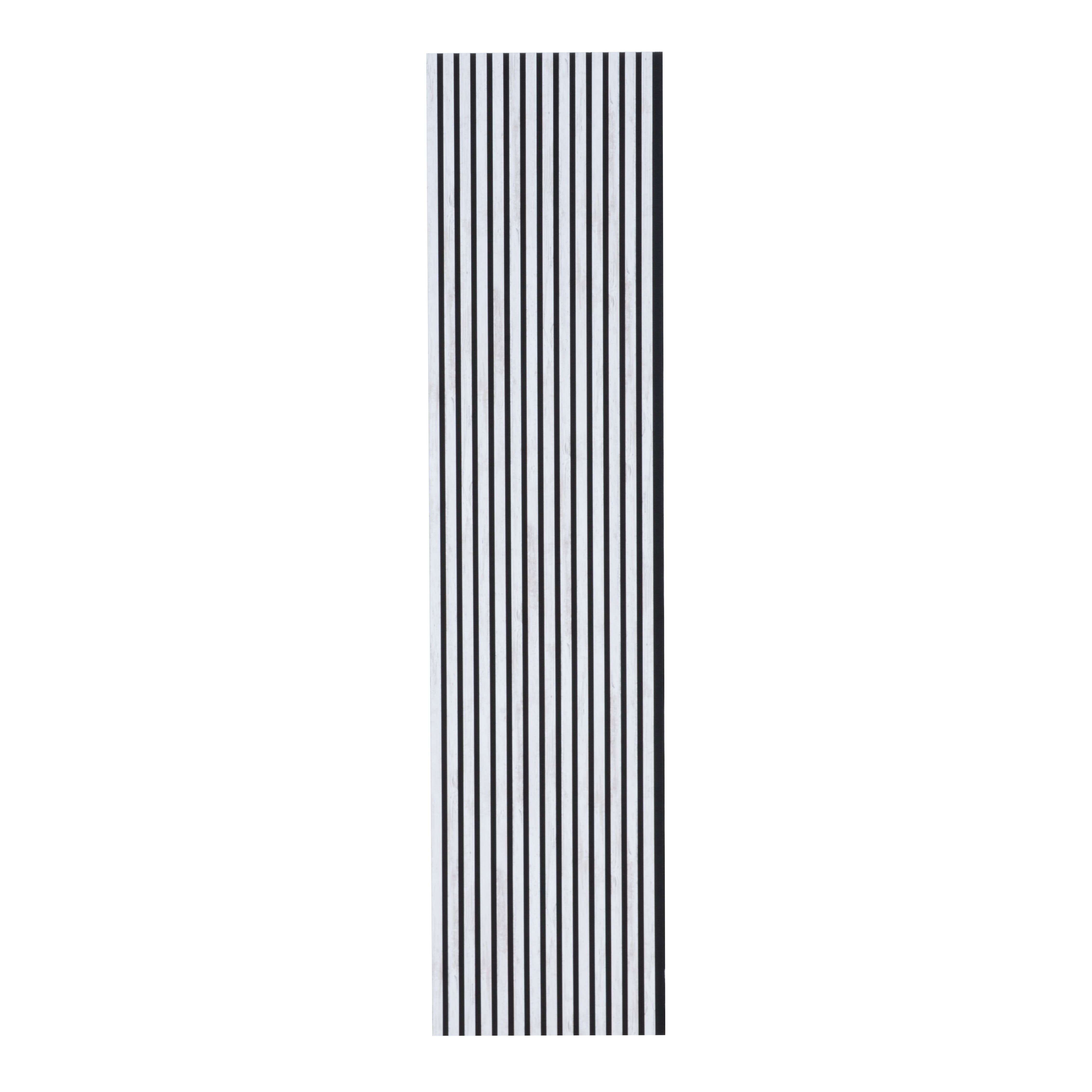 FN Acustico White Wood effect Foiled veneer Acoustic panel (L)2400mm (W)572.5mm