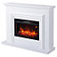 Focal Point Amersham White Fire suite