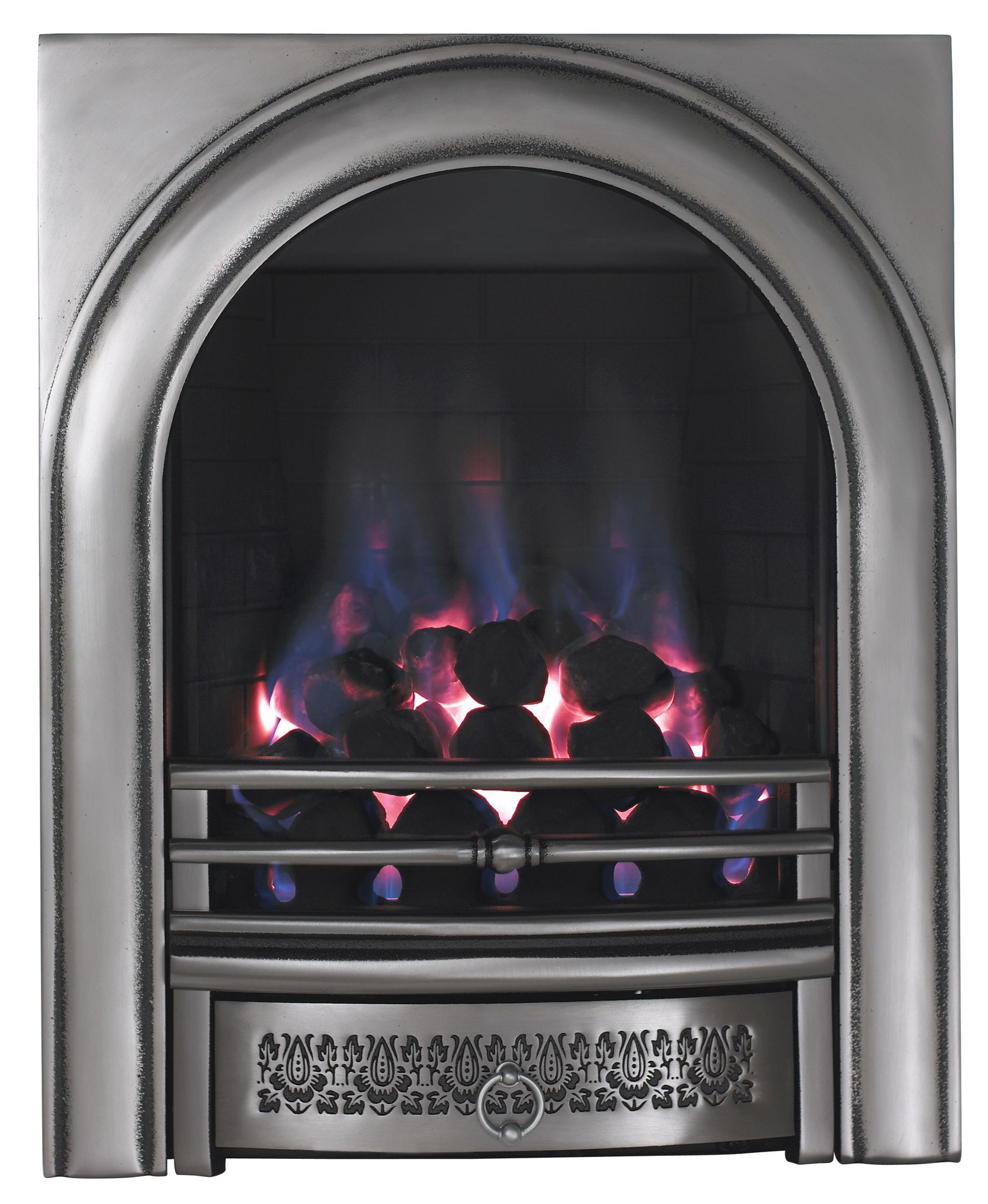 Focal Point Arch Chrome effect Manual control 3.75kW Gas Fire