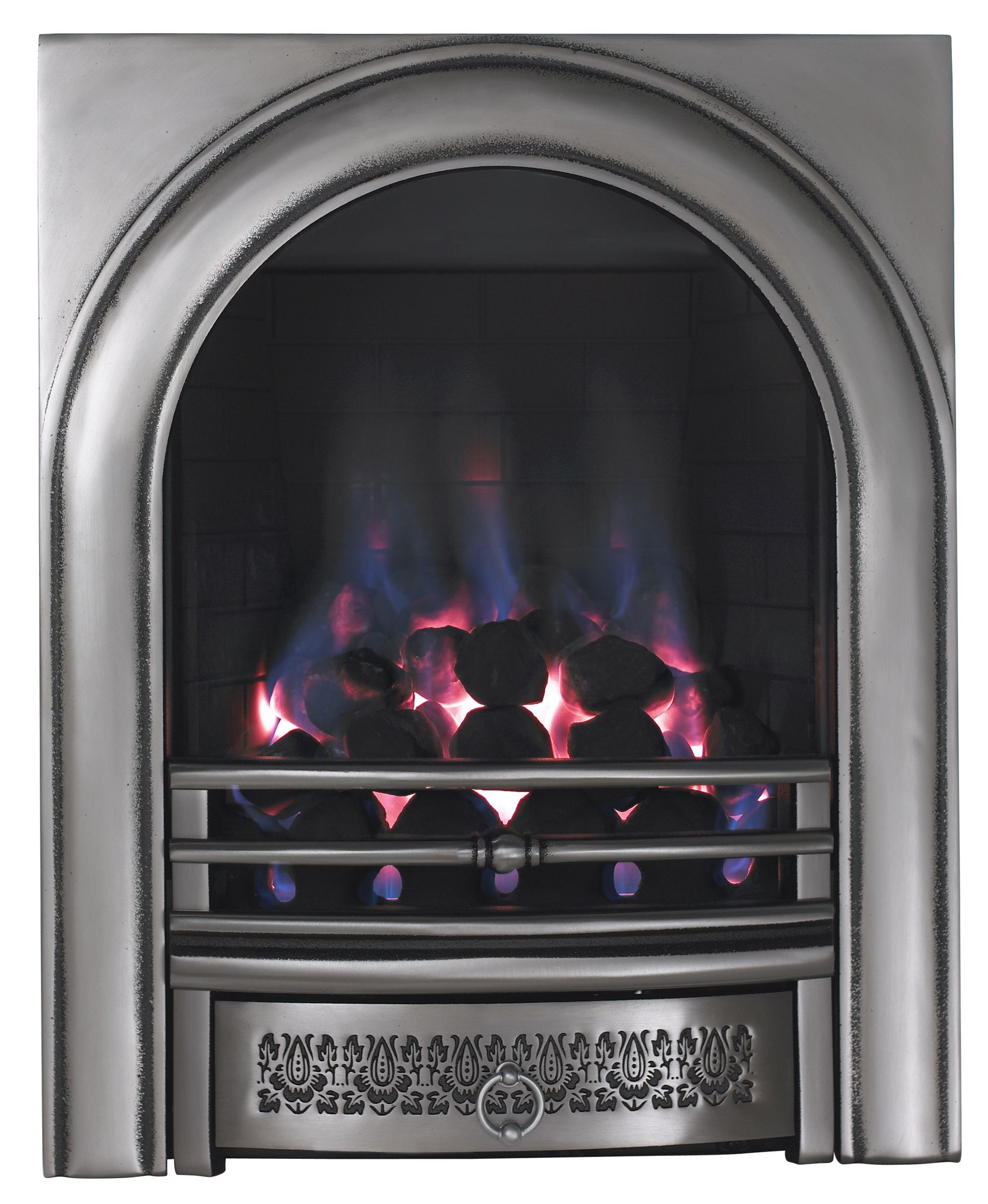 Focal Point Arch Chrome effect Manual control Gas Fire