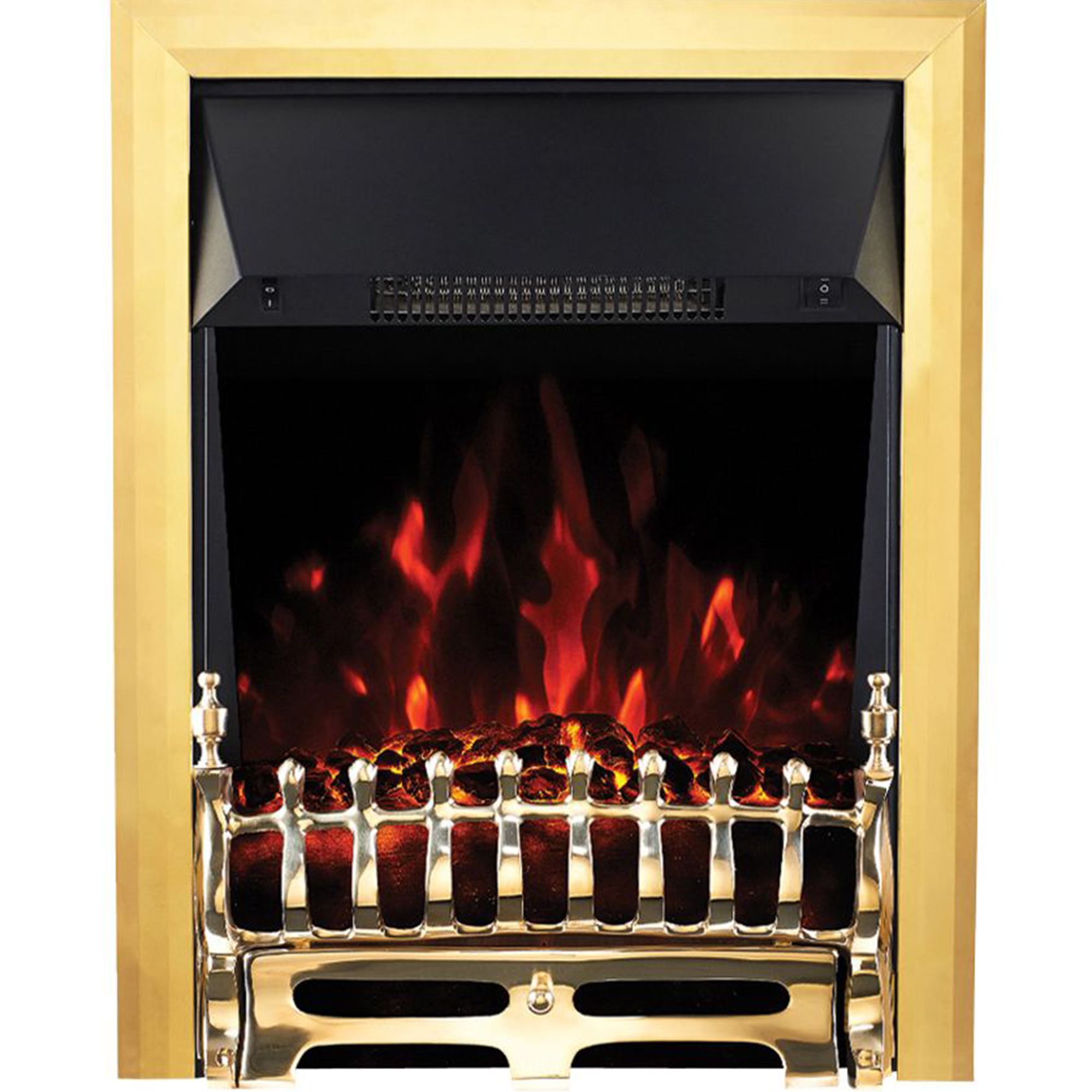 Focal Point Blenheim 2kW Brass effect Electric Fire