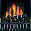 Focal Point Blenheim Black Brass effect Manual control Gas Fire
