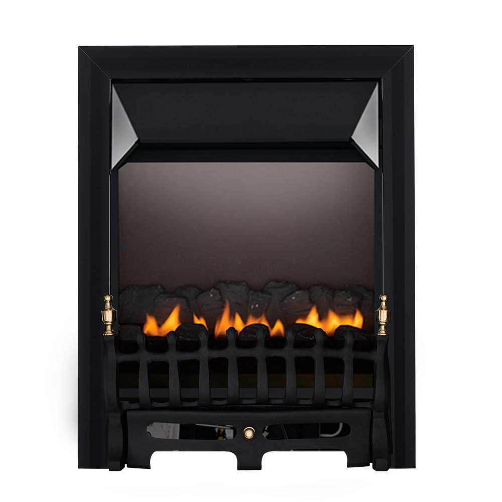 Focal Point Blenheim flue less flueless Black Manual control 2.3kW Gas Fire