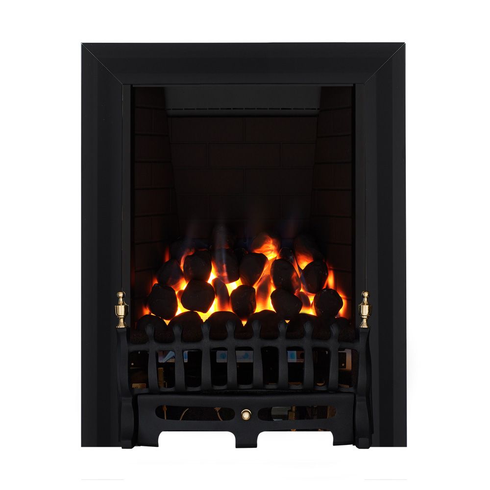 Focal Point Blenheim full depth Black Manual control 3.75kW Gas Fire