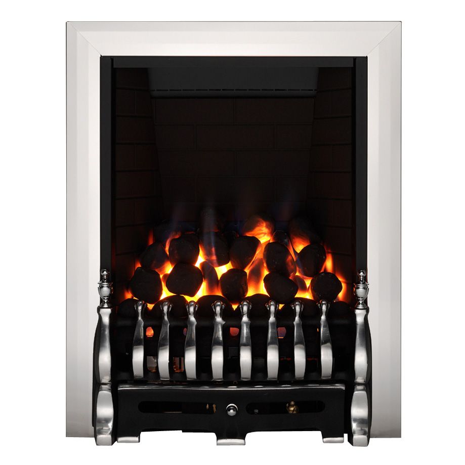 Focal Point Blenheim full depth Black Remote controlled 3.75kW Gas Fire