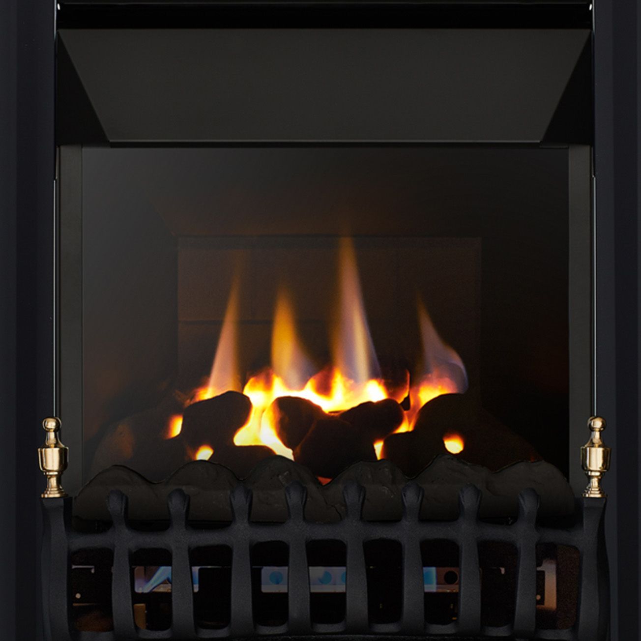 Focal Point Blenheim high efficiency Black Manual control Gas Fire | DIY at  Bu0026Q