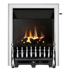 Focal Point Blenheim high efficiency Chrome effect Slide control Gas Fire