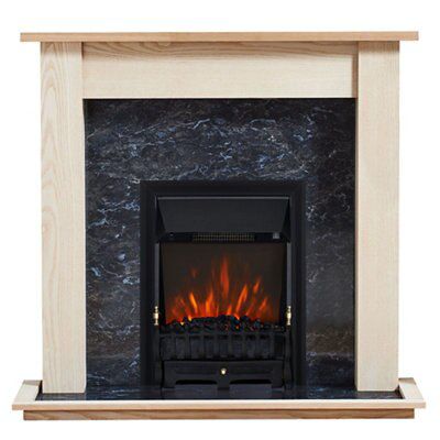 Focal Point Blenheim Kingswood Freestanding Electric Fire suite