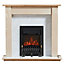 Focal Point Blenheim Kingswood Freestanding Electric Fire suite