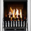 Focal Point Blenheim multi flue Chrome effect Remote controlled Gas Fire FPFBQ298