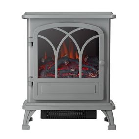 Focal Point Cardivik Grey Electric Stove (H)558mm (W)448mm