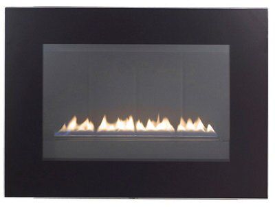 Focal Point Cheshire Black Manual control 2kW Gas Fire