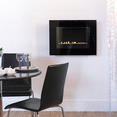 Focal Point Cheshire LPG Black Manual control Gas Fire