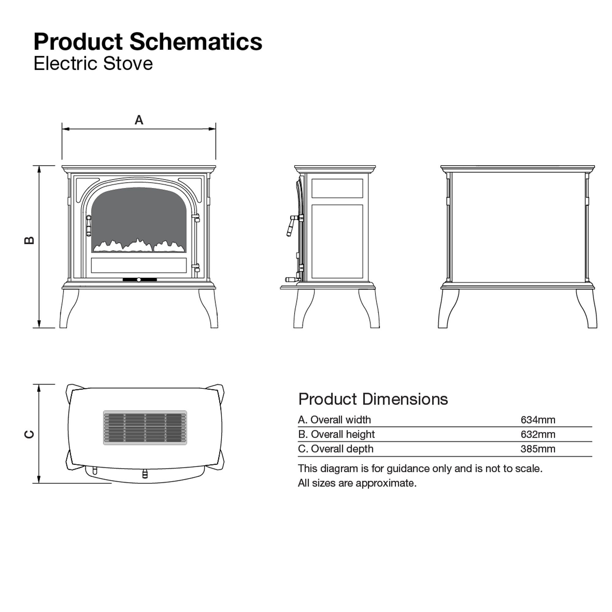 Focal Point Dalvik Black Electric Stove | DIY at Bu0026Q