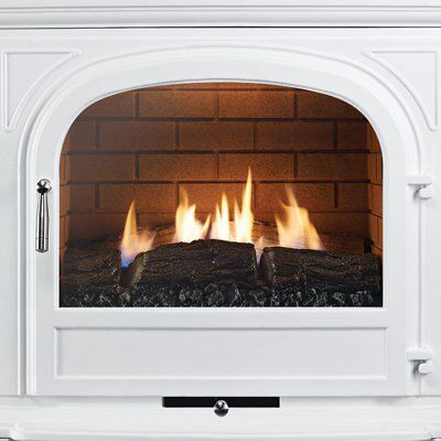 Focal Point Dalvik Flueless White Natural gas Stove FPFBQ402 | DIY at Bu0026Q
