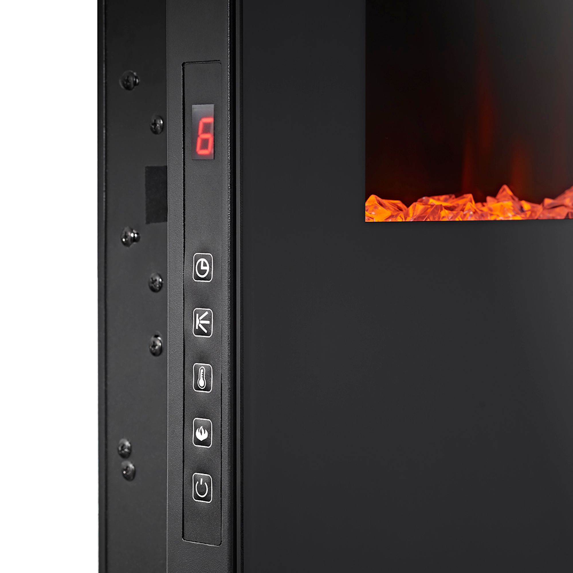 Focal Point Ebony Grand 1.5kW Glass effect Electric Fire