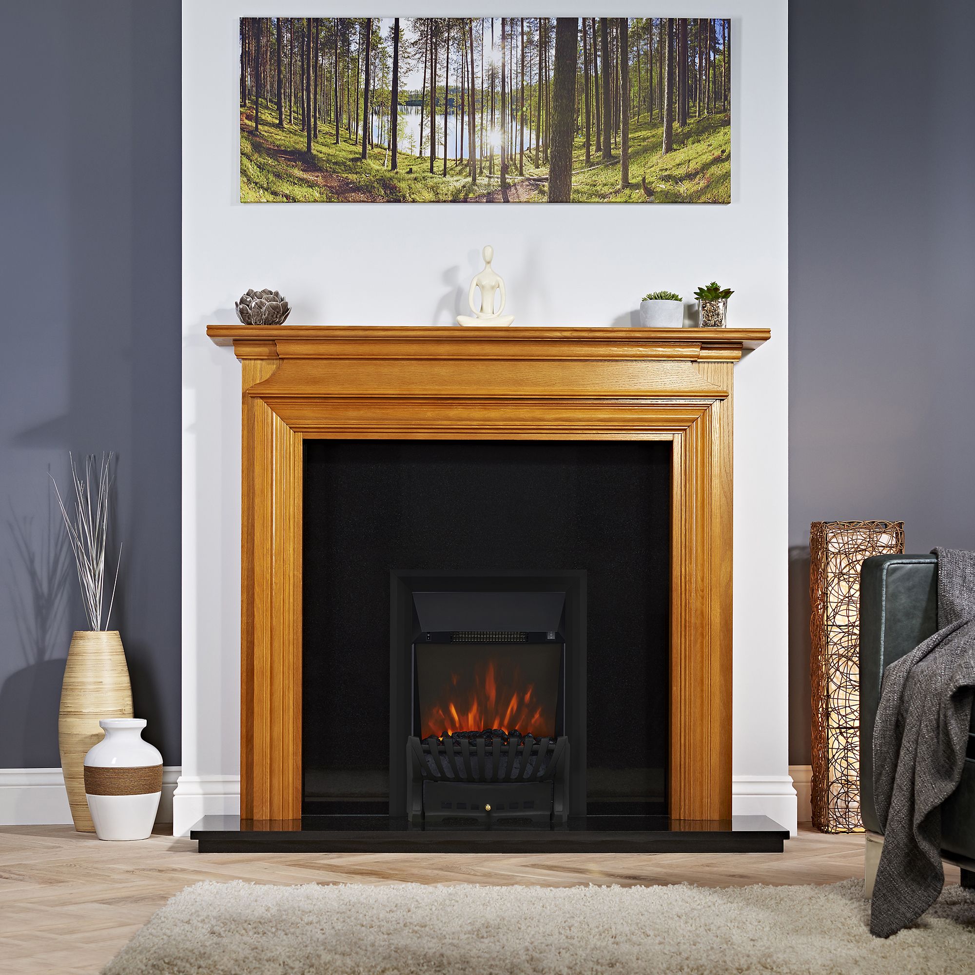 Focal Point Elegance 2kW Black Electric Fire