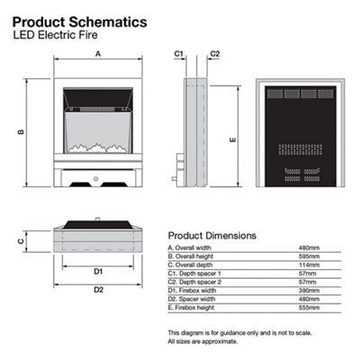 Focal Point Elegance 2kW Electric Fire