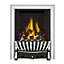Focal Point Elegance Black Chrome effect Manual control Gas Fire