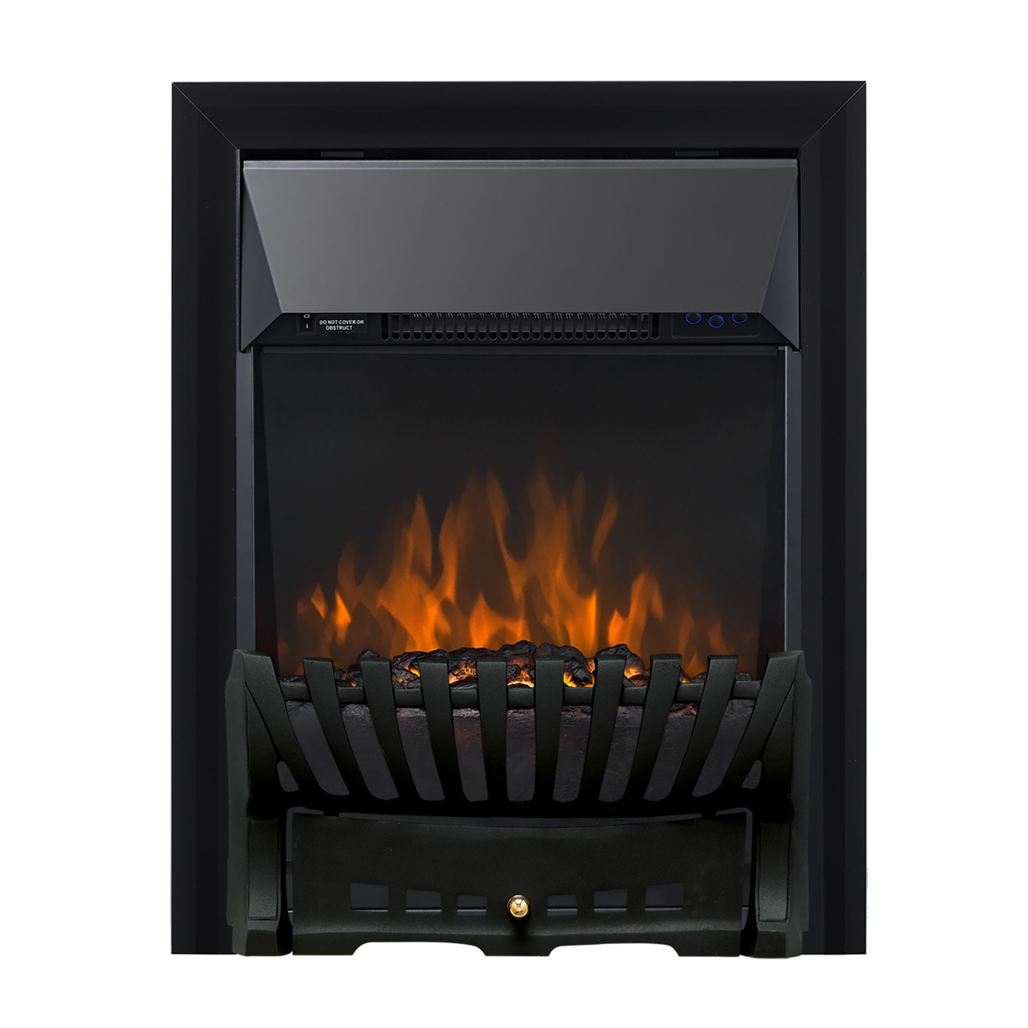 Focal Point Elegance Black Electric Fire DIY at B&Q