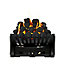 Focal Point Elegance Black Manual control Gas Fire tray