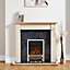 Focal Point Elegance Brass effect Electric fire suite