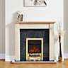 Focal Point Elegance Brass effect Electric fire suite