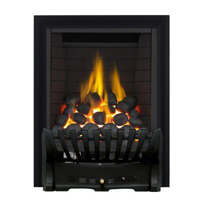 Focal Point Elegance full depth Black Manual control Gas Fire