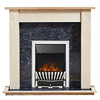 Focal Point Elegance Kingswood Chrome effect Fire suite