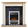 Focal Point Elegance Kingswood Chrome effect Fire suite