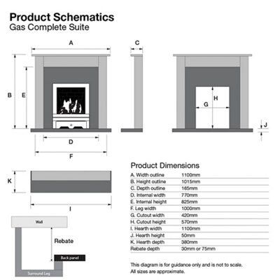 Focal Point Elegance Kingswood Chrome effect Freestanding Electric Fire suite