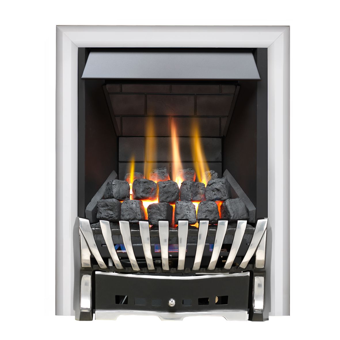 Focal Point Elegance Multi flue Black Chrome effect Remote controlled Gas Fire
