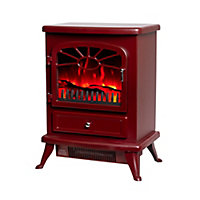 Focal Point ES 2000 Traditional 1.8kW Burgundy Electric Stove