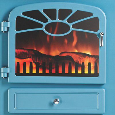 Focal Point ES 2000 Traditional 1.8kW Matt Blue Electric Stove | DIY at Bu0026Q