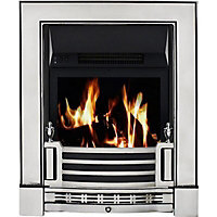 Focal Point Finsbury Chrome effect Electric Fire FPFBQ338