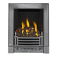 Focal Point Finsbury Chrome effect Manual control Gas Fire